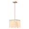 Z-Lite Viviana Pendant, 1-Light, 11.5 In.W x 11 In.H, Rubbed Brass/Alabaster 345P12-RB - alternate 1